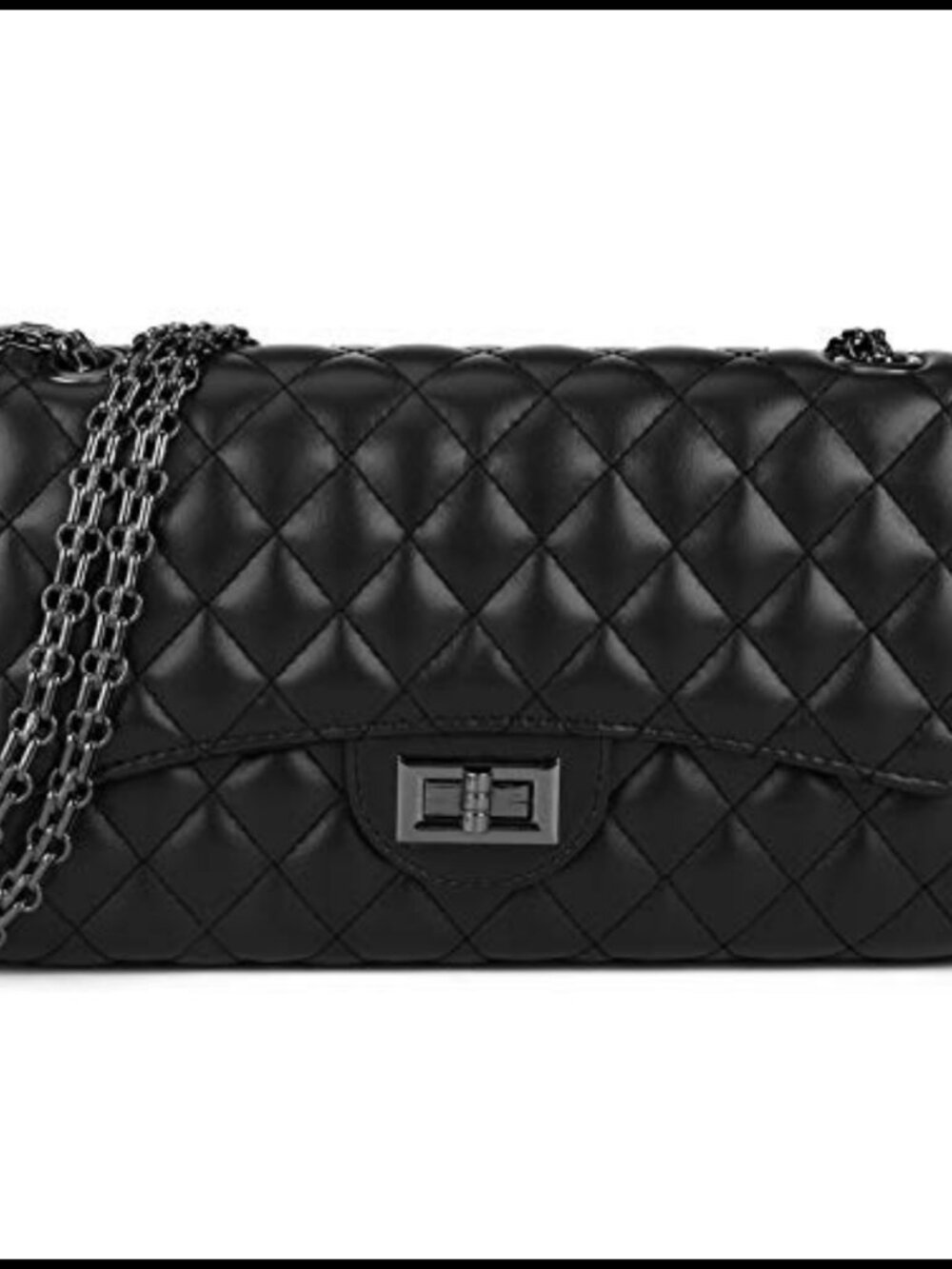 Quilted Crossbody Purse for Women Chain Strap Shoulder Bag Small Sling